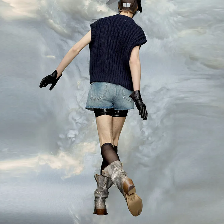 Maison Margiela Ribbed knit Wool Vest-3