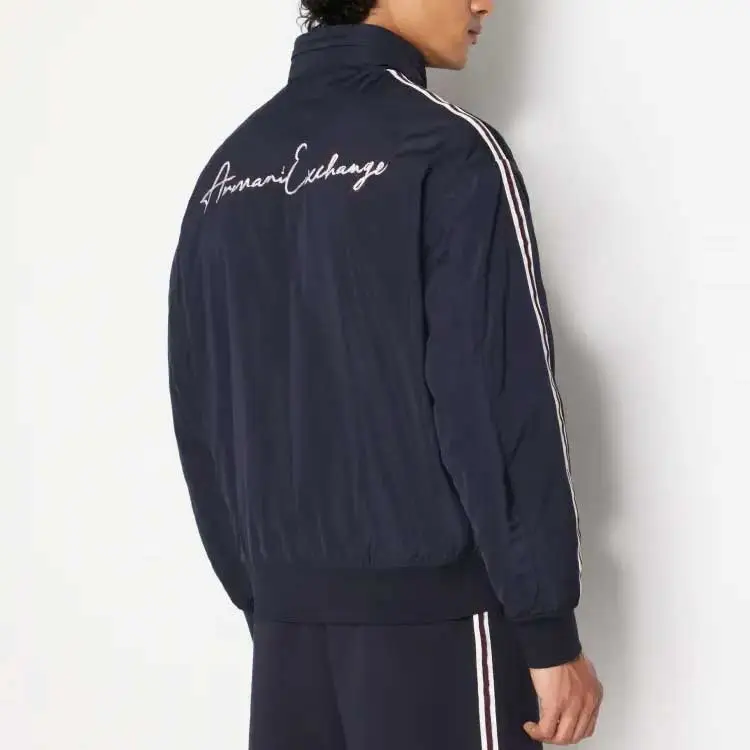 ARMANI EXCHANGE Striped Bomber Jacket-1