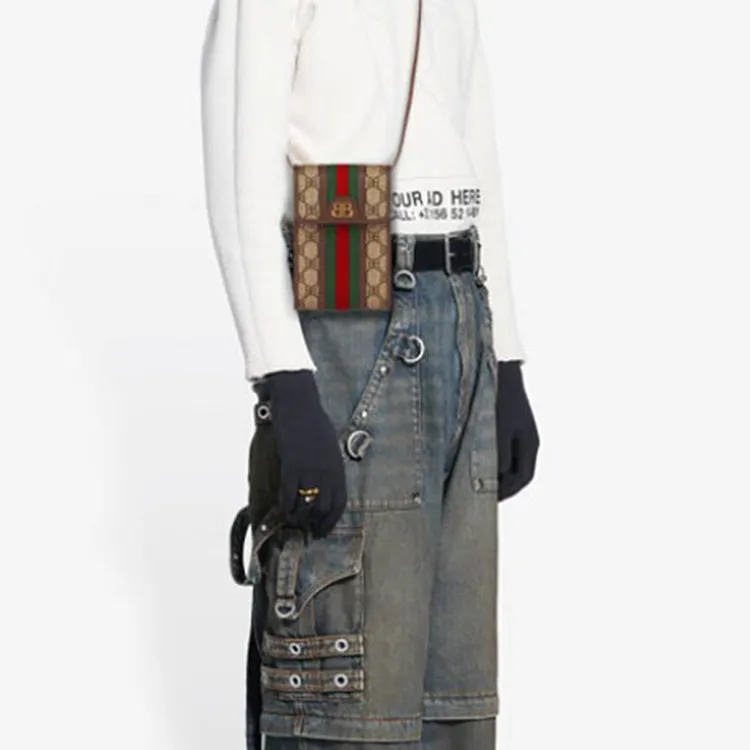 GUCCI X Balenciaga The Hacker Project Phone Bag-5