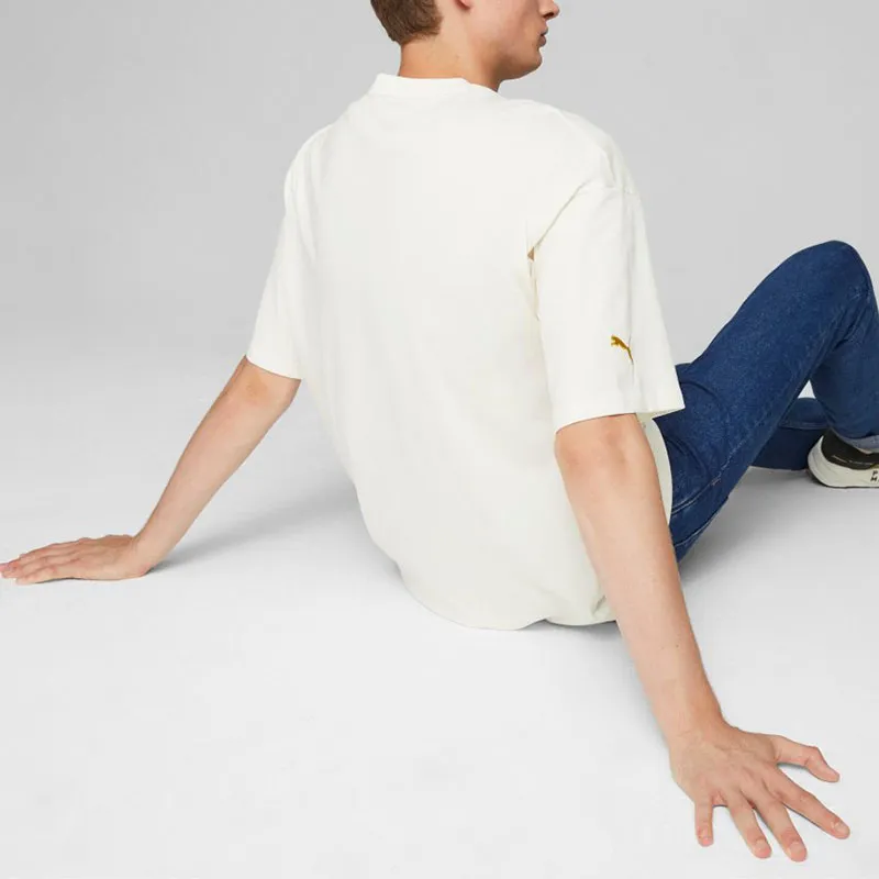 PUMA T Shirts Unisex White-3