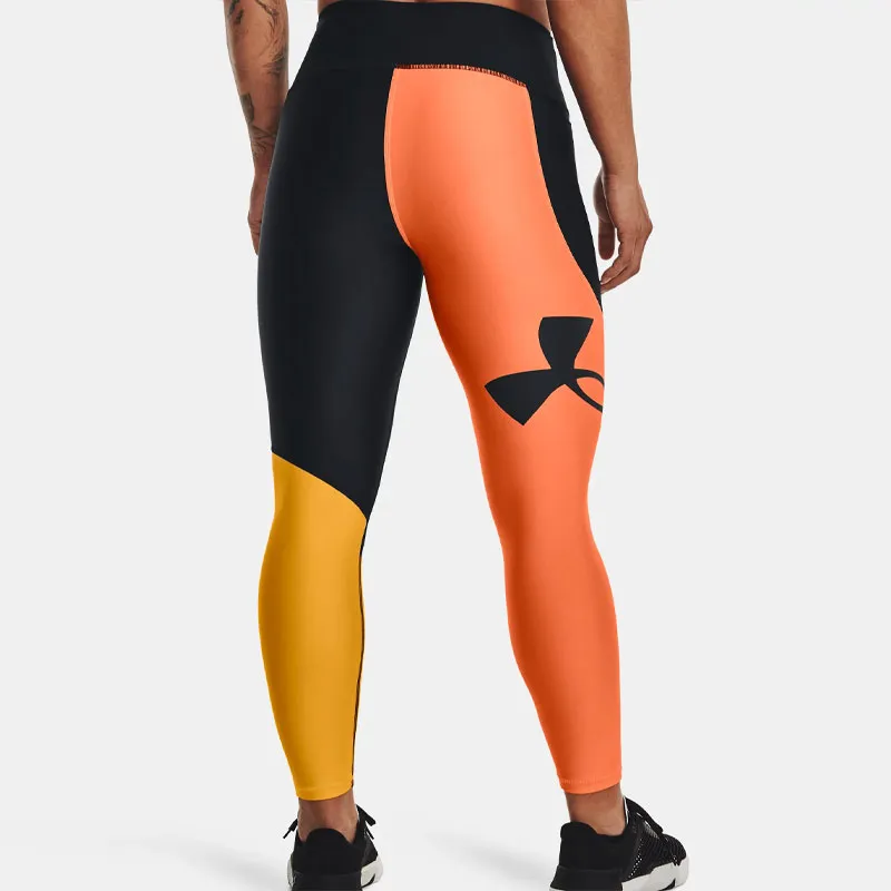 Under Armour Yoga Pants Women's Black Yellow-3