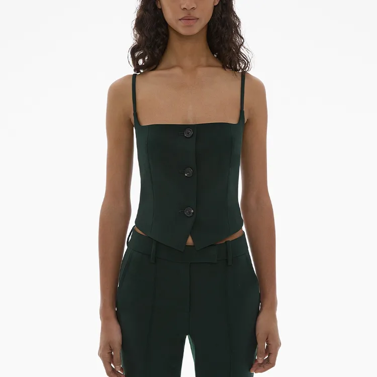 Helmut Lang Button up Sleeveless Top-3