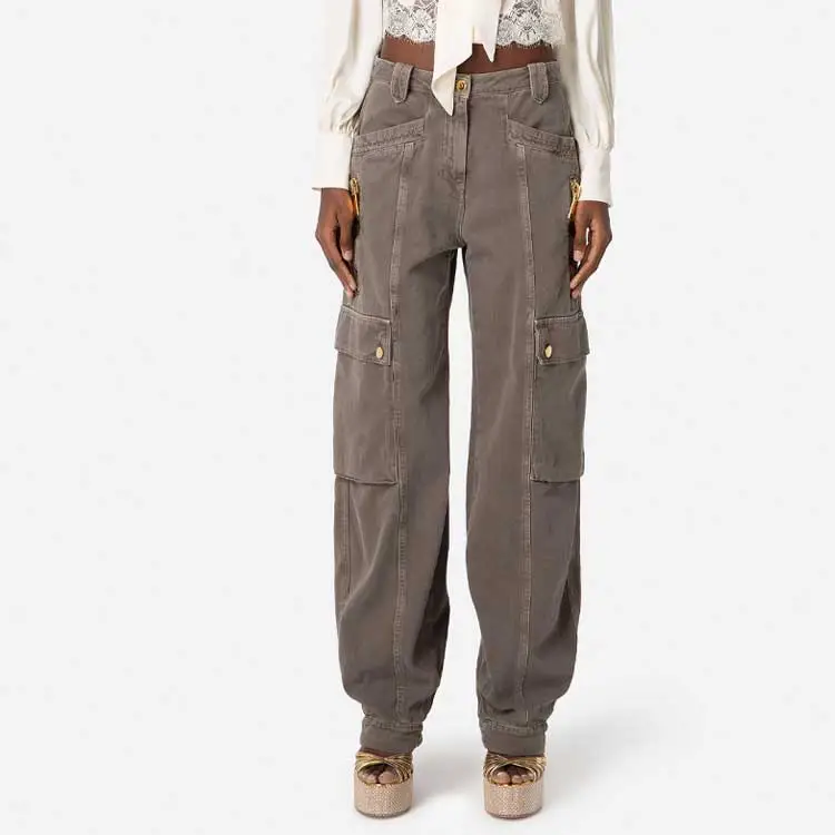 Elisabetta Franchi Jeans Women's Army Green-1
