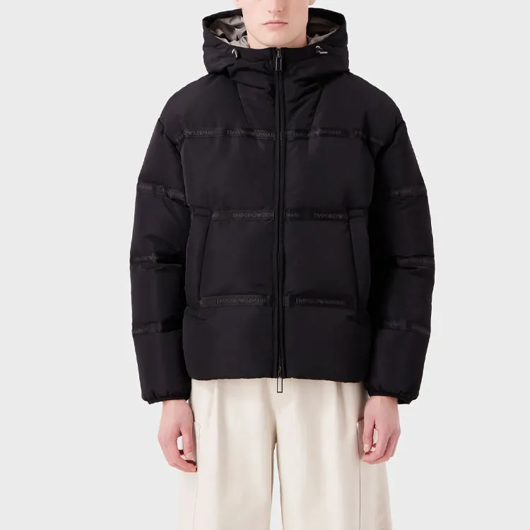 EMPORIO ARMANI Logo tape Down Padded Jacket-4