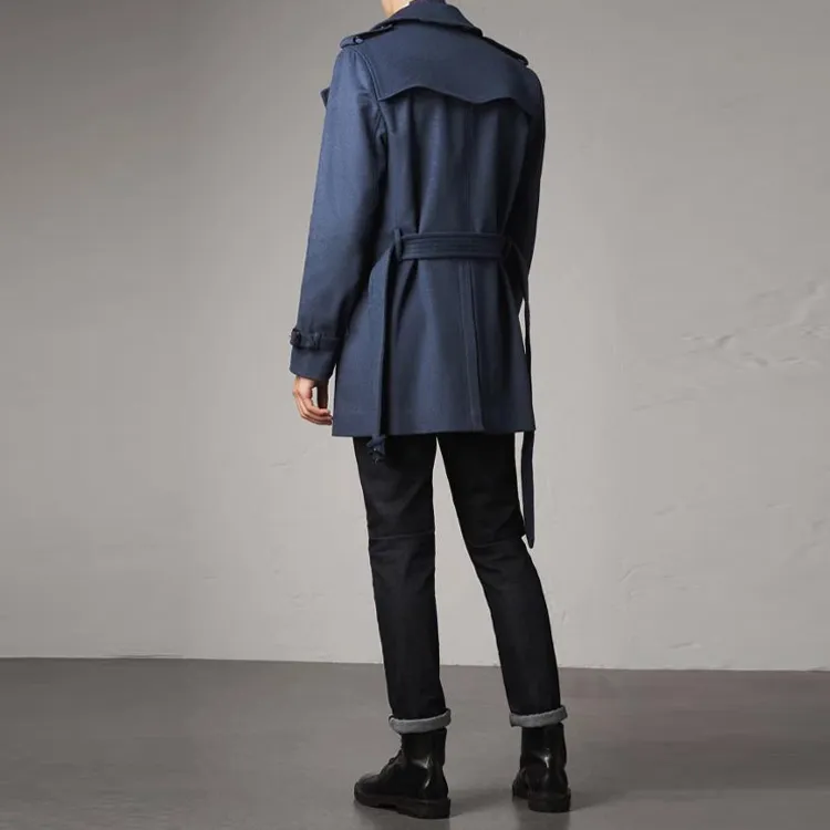 Burberry Wool Cashmere Trench Coat-1