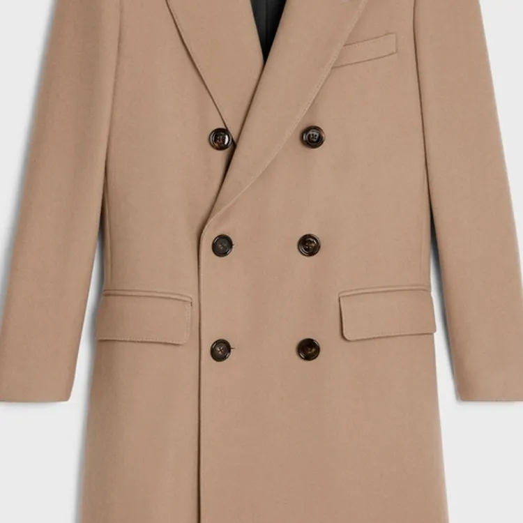CELINE Boxy Coat In Cashmere Cloth-3