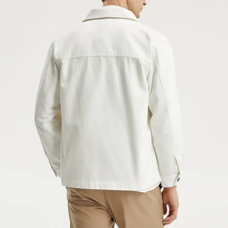 Skechers Jackets Unisex Denim Light Beige Yellow-3