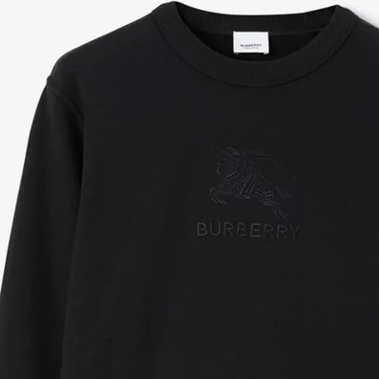 Burberry Logo Embroidered Crewneck Sweatshirt-11