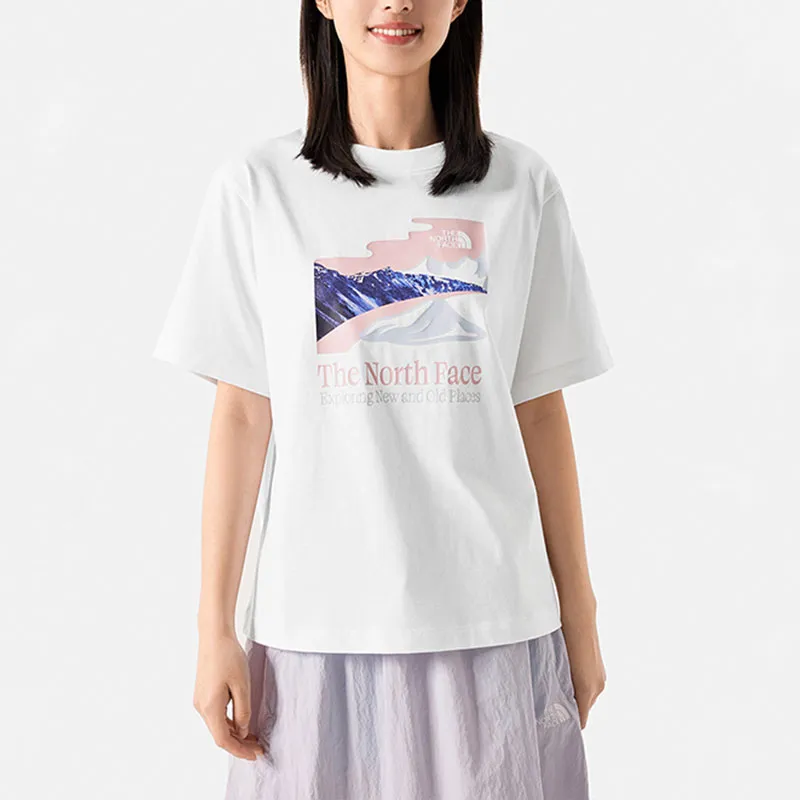 THE NORTH FACE Drop Shoulder Sleeve T Shirt Women's-3