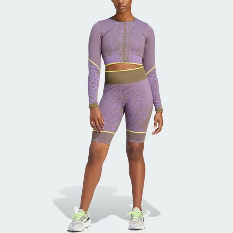 Stella Mccartney X Adidas T-Shirts Women's Deep Purple Lilac-3