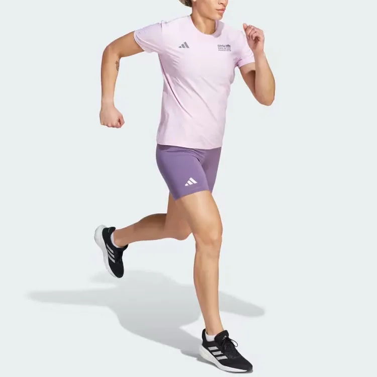 Adidas Marathon 20 T-Shirts Women's Light Pink-3