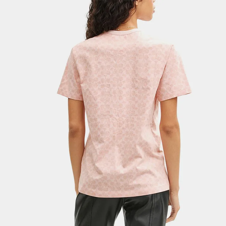 COACH SS23 T Shirt Women's Pink-6