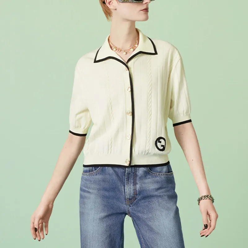 GUCCI FW23 Knitwear Women's Ivory White-1