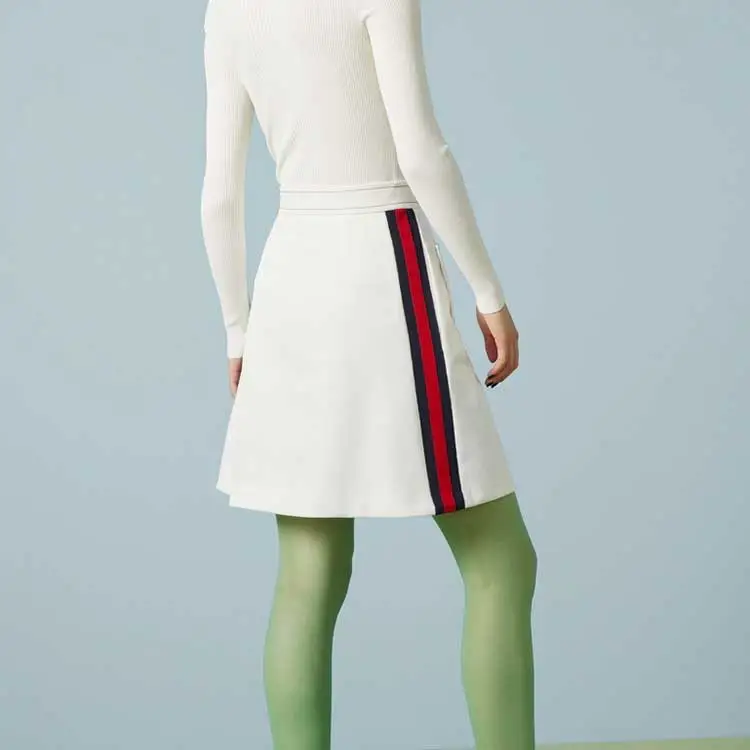 GUCCI FW23 Casual Short Skirts Women's Ecru-2