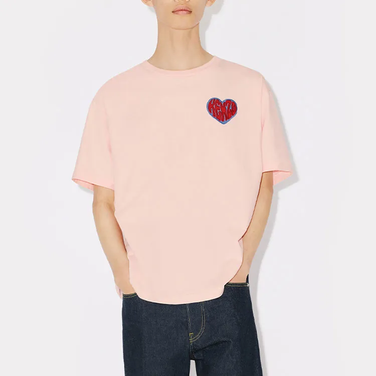 KENZO T Shirts Unisex Light Pink-3