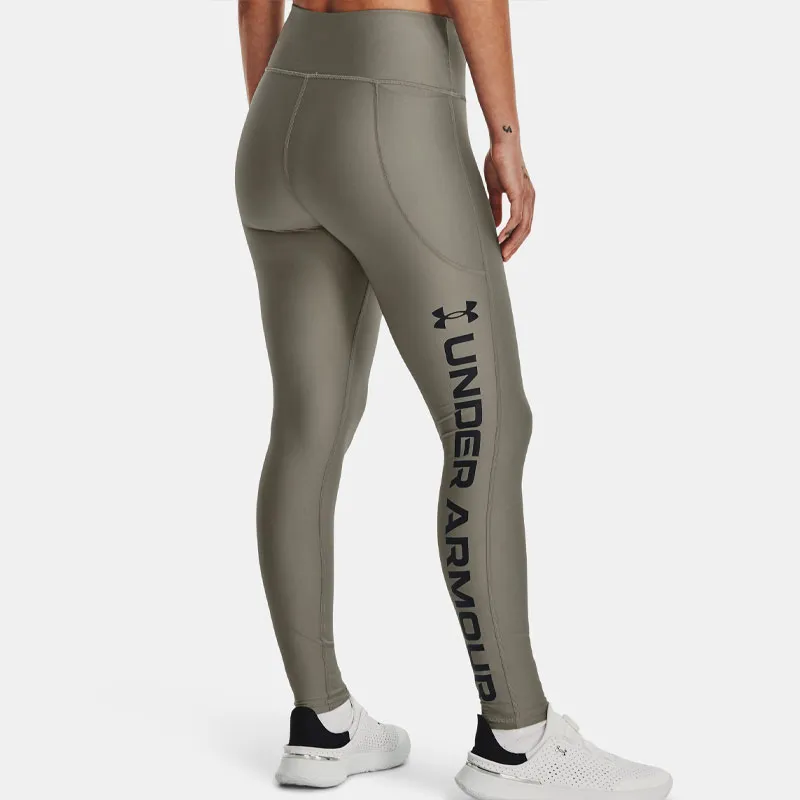 Under Armour HeatGear Yoga Pants Women's Forest Green-3