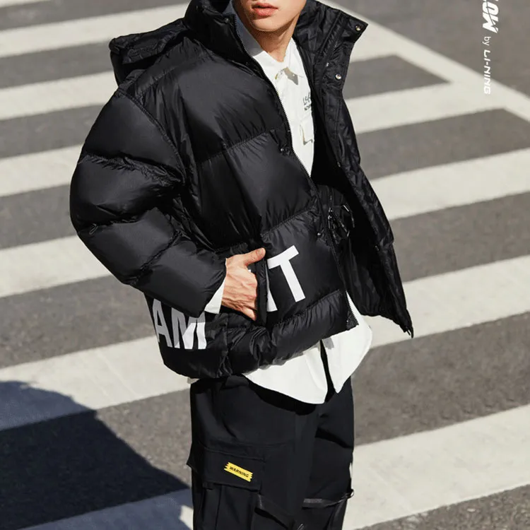 LiNing CF Tracing Down Jacket Unisex Black-2
