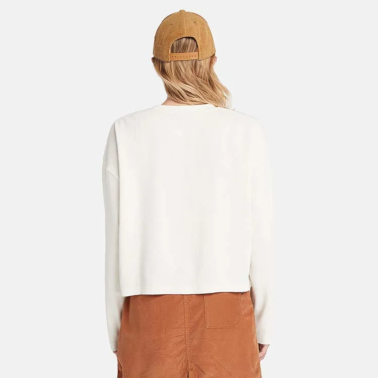 Timberland T Shirts Women's Vintage White-2
