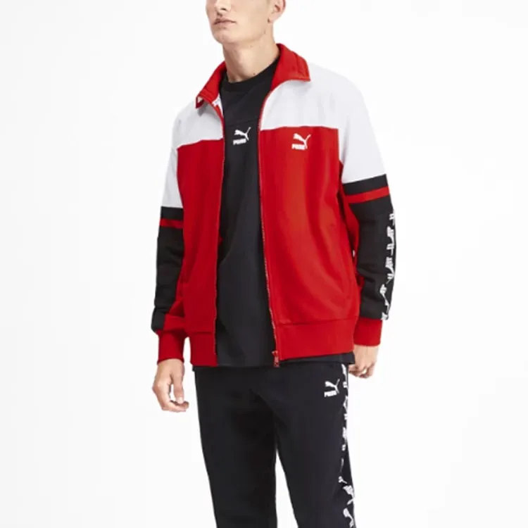 PUMA Sports Life Collection Jackets Men Red White-1
