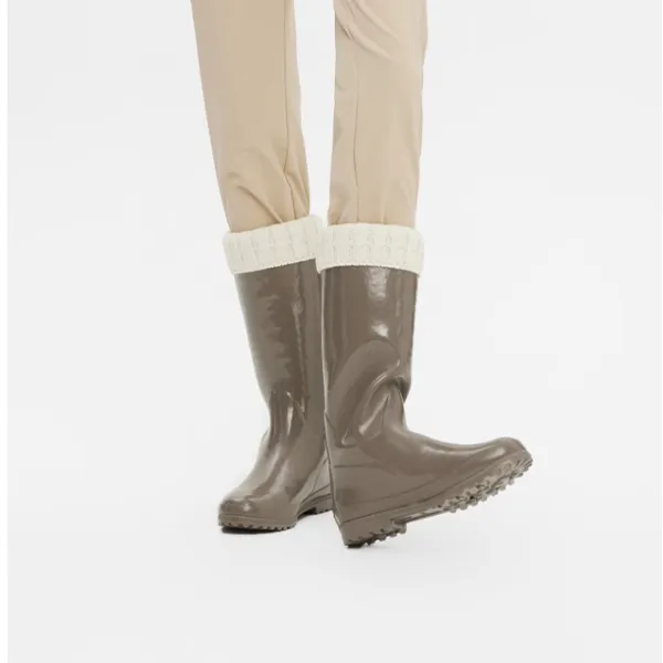 AIGLE Eliosa Winter Rain Boots Women's Gray-5