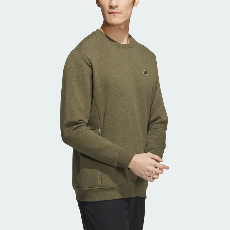 Adidas Sweatshirts Men Strata Olive Green-3