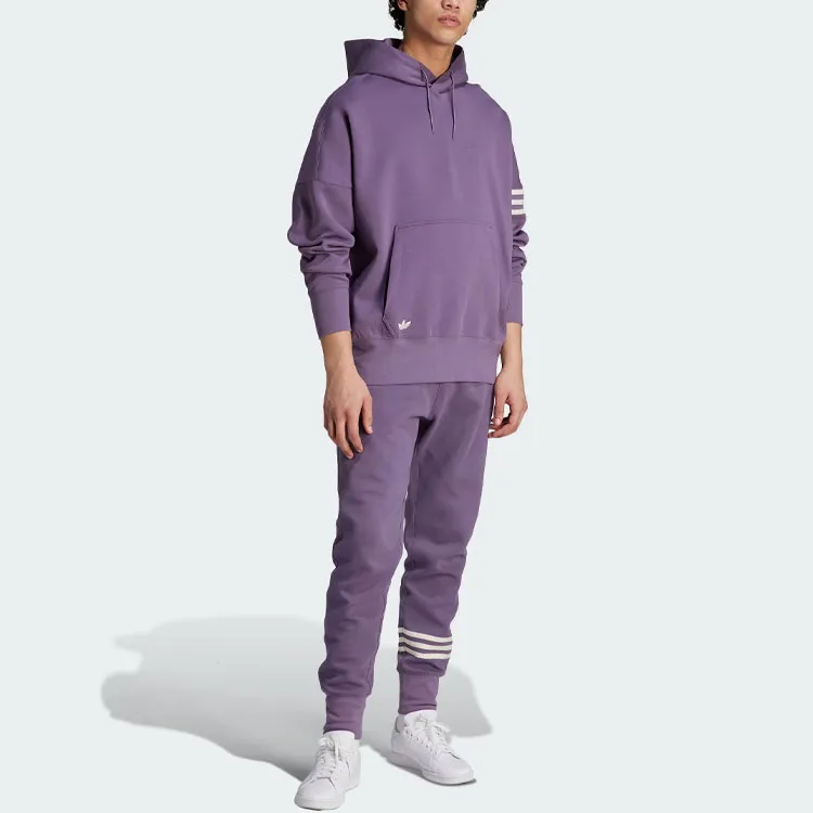 Adidas Originals Neuclassics Sweatshirts Men Dark Gray Violet-3