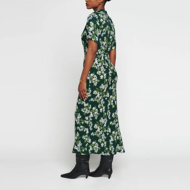 Reformation Short-Sleeved Dresses Women's Green-1