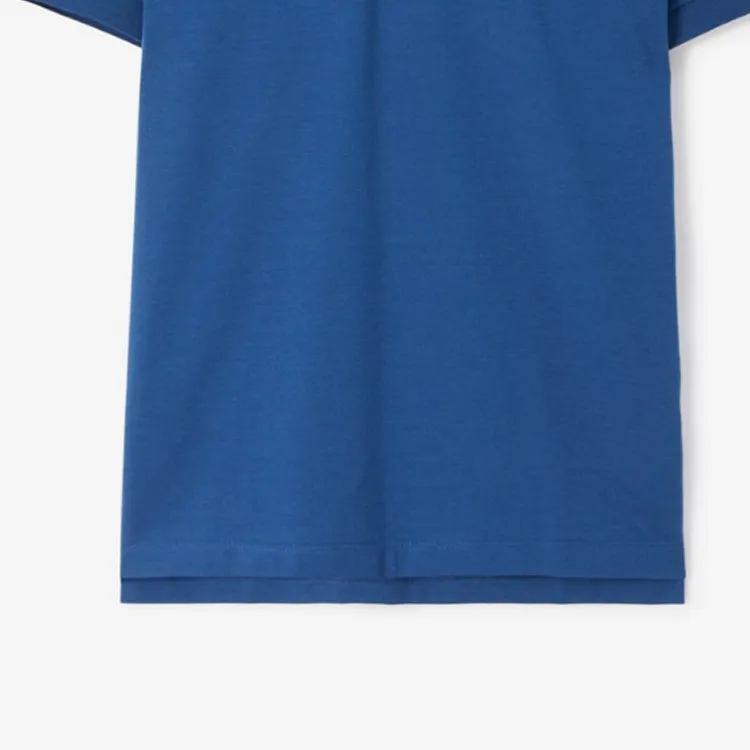 Burberry EKD embroidered Cotton silk Polo Shirt-5
