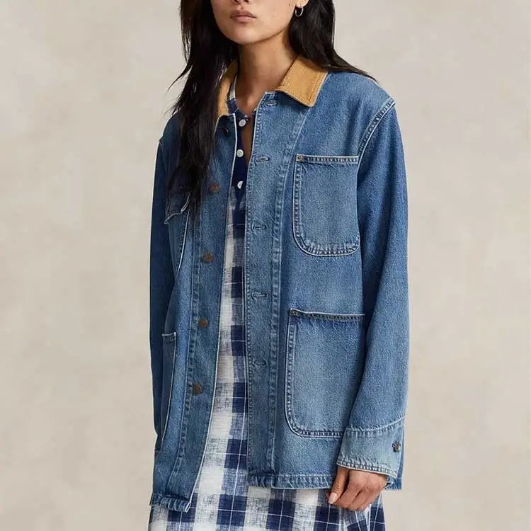 Polo Ralph Lauren Denim Jackets Women's Blue-3