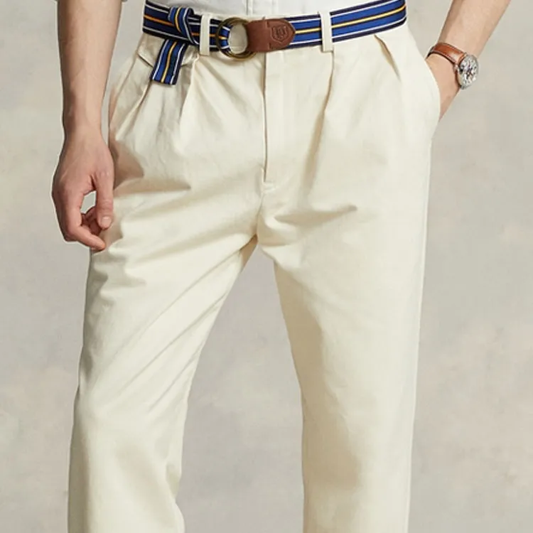 Polo Ralph Lauren FW23 Casual Pants Men's White-5