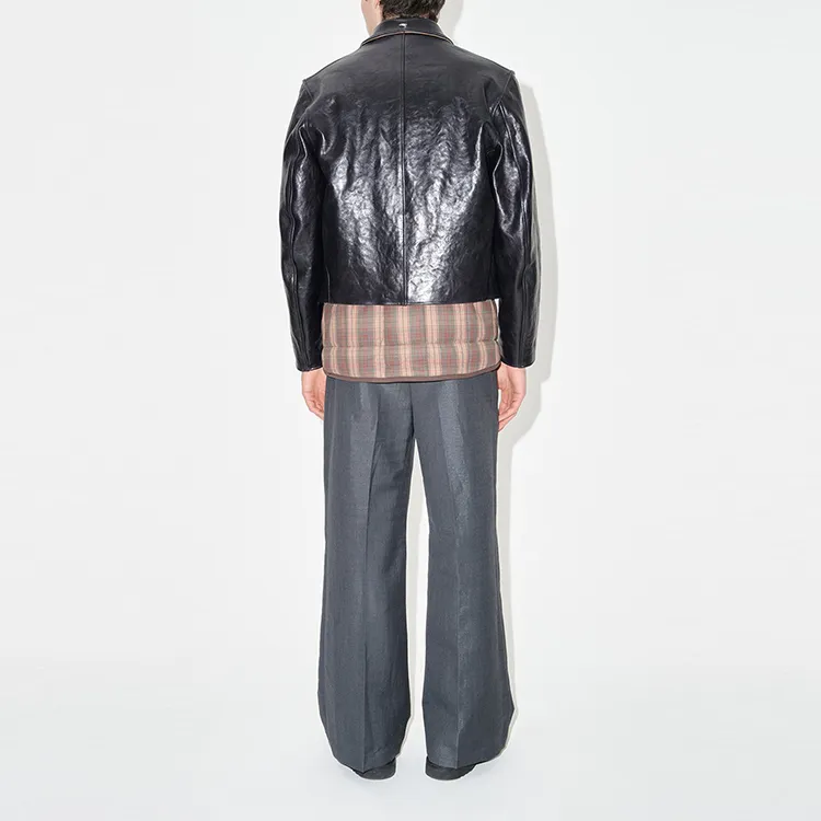OUR LEGACY Mini Leather Zipped Jacket-1