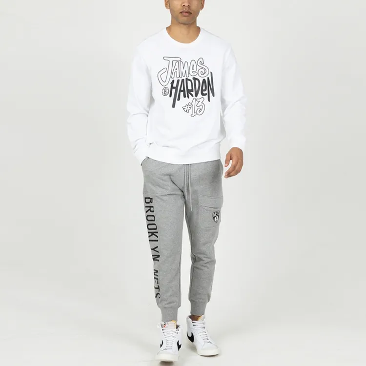 NBA Team Sweatshirts Men White-2
