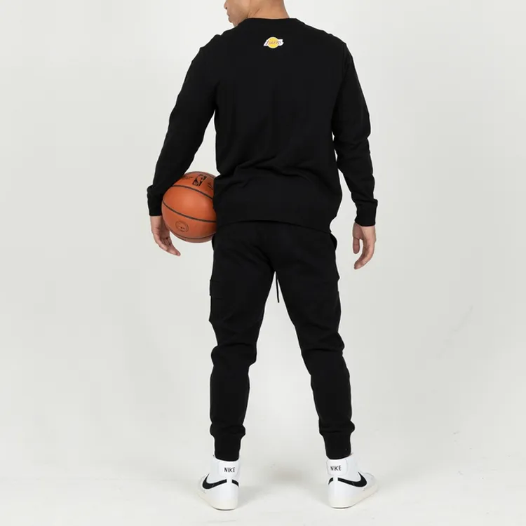 NBA Los Angeles Lakers Sweatshirts Men Black-5