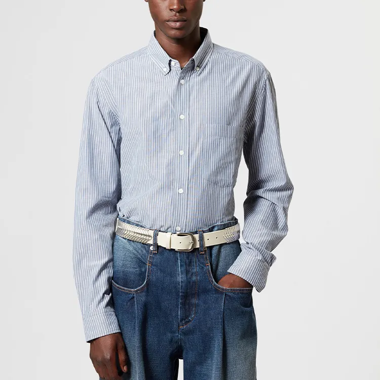 ISABEL MARANT Striped Button Up Shirt-2