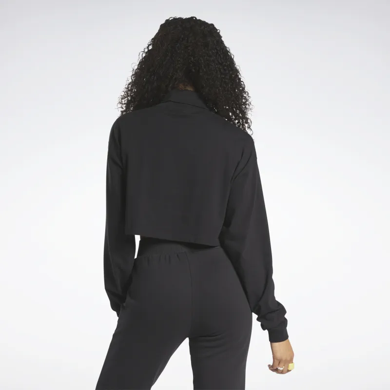 Reebok Sweatshirt Women's Black-1