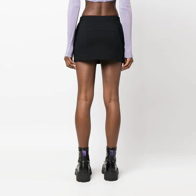 Vetements Push Up Molton Mini Skirt 'Black'-2