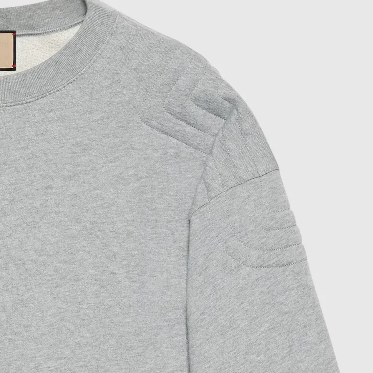 GUCCI Logo Printed Crewneck Sweatshirt-5