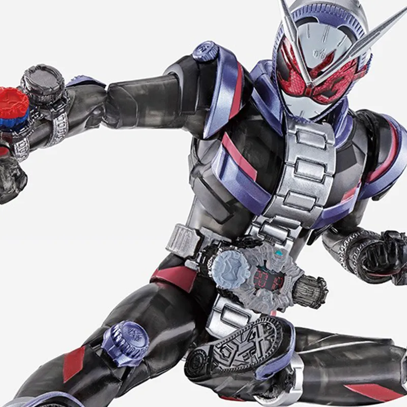 BANDAI x Ichiban SHF Kamen Rider Zio Time King Basic Shape Transparent Limited B Reward Black Action Figures 14.5cm-3