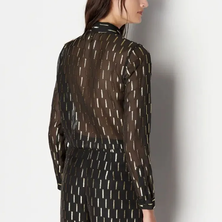 ARMANI EXCHANGE Stripe detail Button up Shirt-2