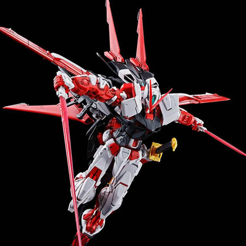 BANDAI MG 1 100 Mobile Suit Gundam SEED Gundam Astray Collection Red Machine Flying Backpack Set Model Kits-3