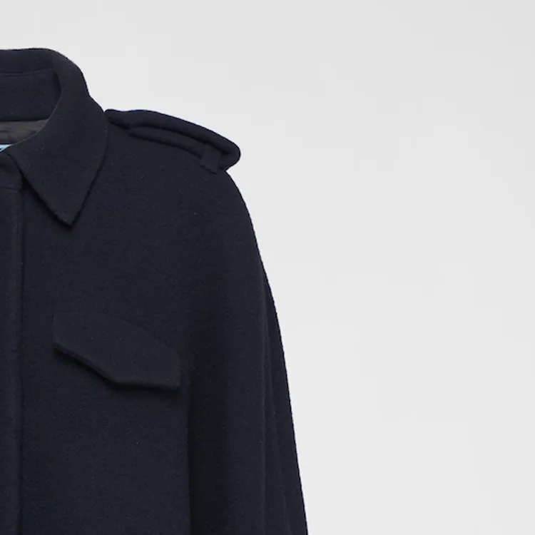 PRADA Buttoned Cape-3