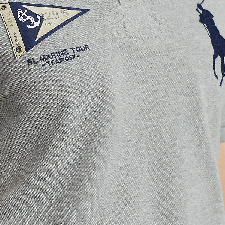 Polo Ralph Lauren Polo Shirts Men Gray-5