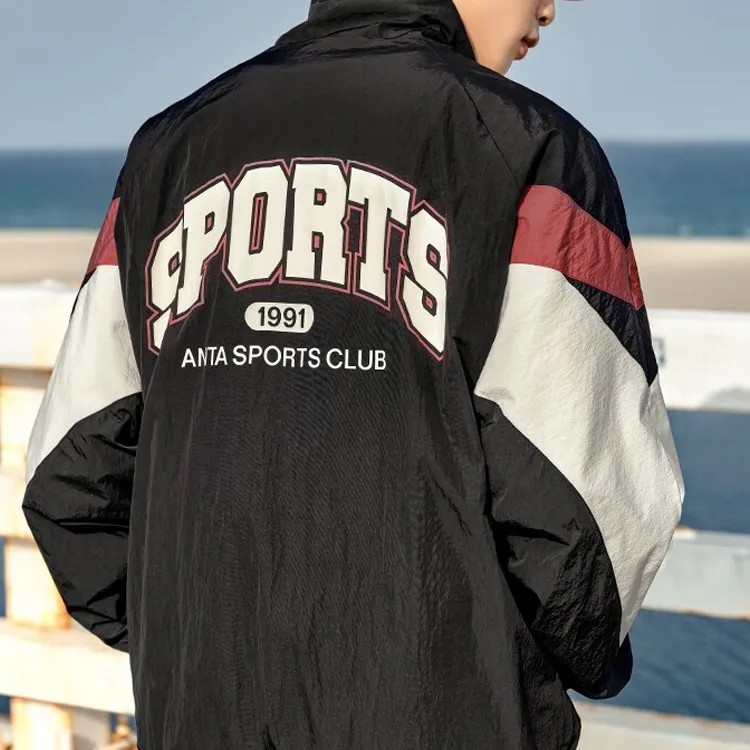 Anta Life Collection Baseball Jacket Unisex Basic Black-3
