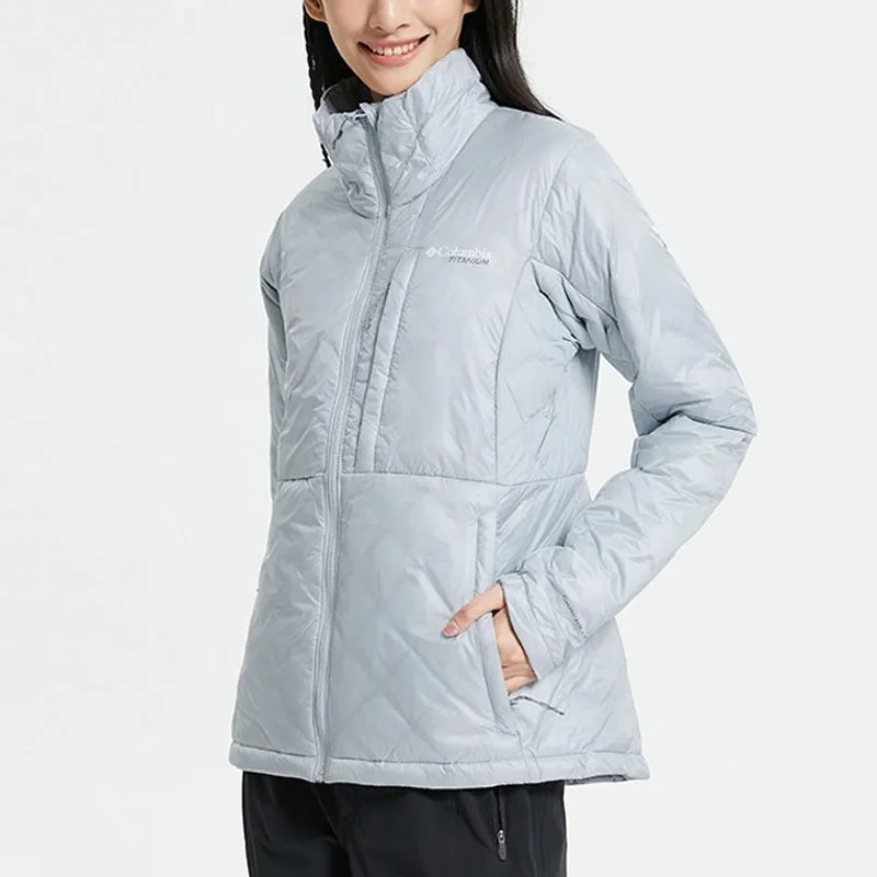 Columbia TITANIUM Puffer Jackets Women's White-3