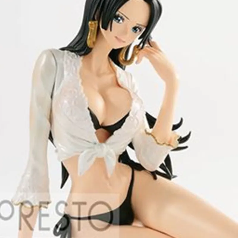 BANPRESTO One Piece Boa Hancock Swimsuit Sitting Posture 'Empress' Scale Figures 17cm-3
