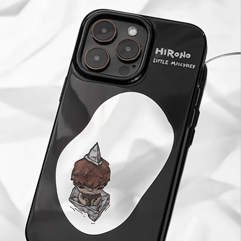 POP MART TPU Material Hirono Yano, Little Bad Collection Phone Case IP Merch Available For IPhone14 Pro-2