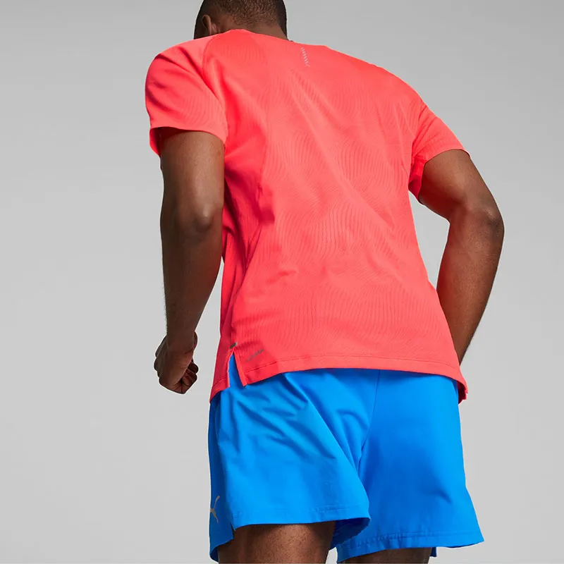 PUMA PWRRUN T Shirts Men Orchid Spark-3