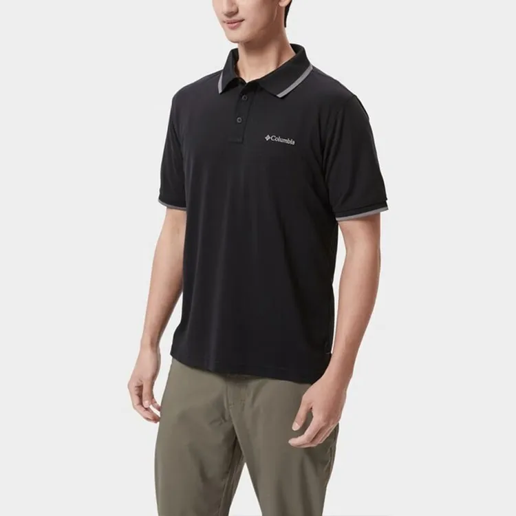 Columbia Polo Shirt Men's Black-4