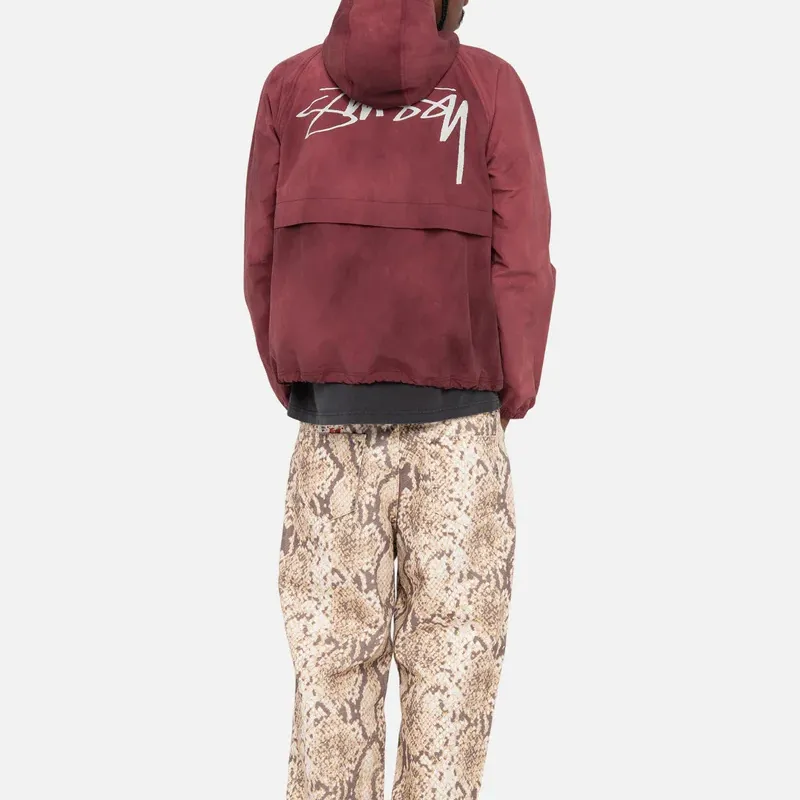 Stussy Beach Shell Fur Print Jacket-4