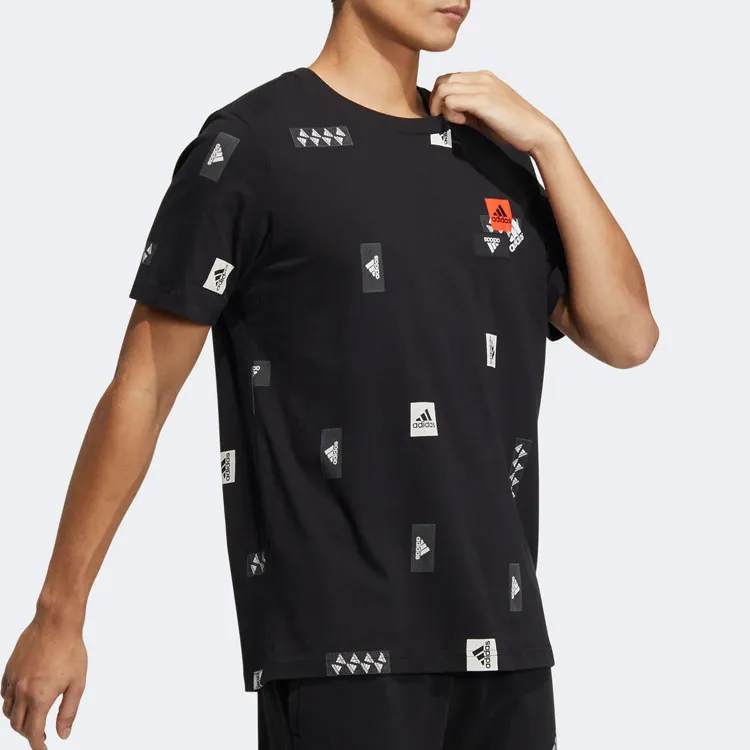 Adidas T Shirts Men Black-3
